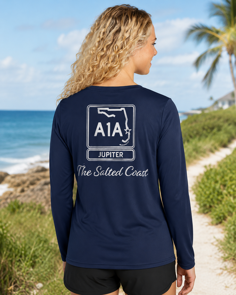 Jupiter women's long sleeve V neck
