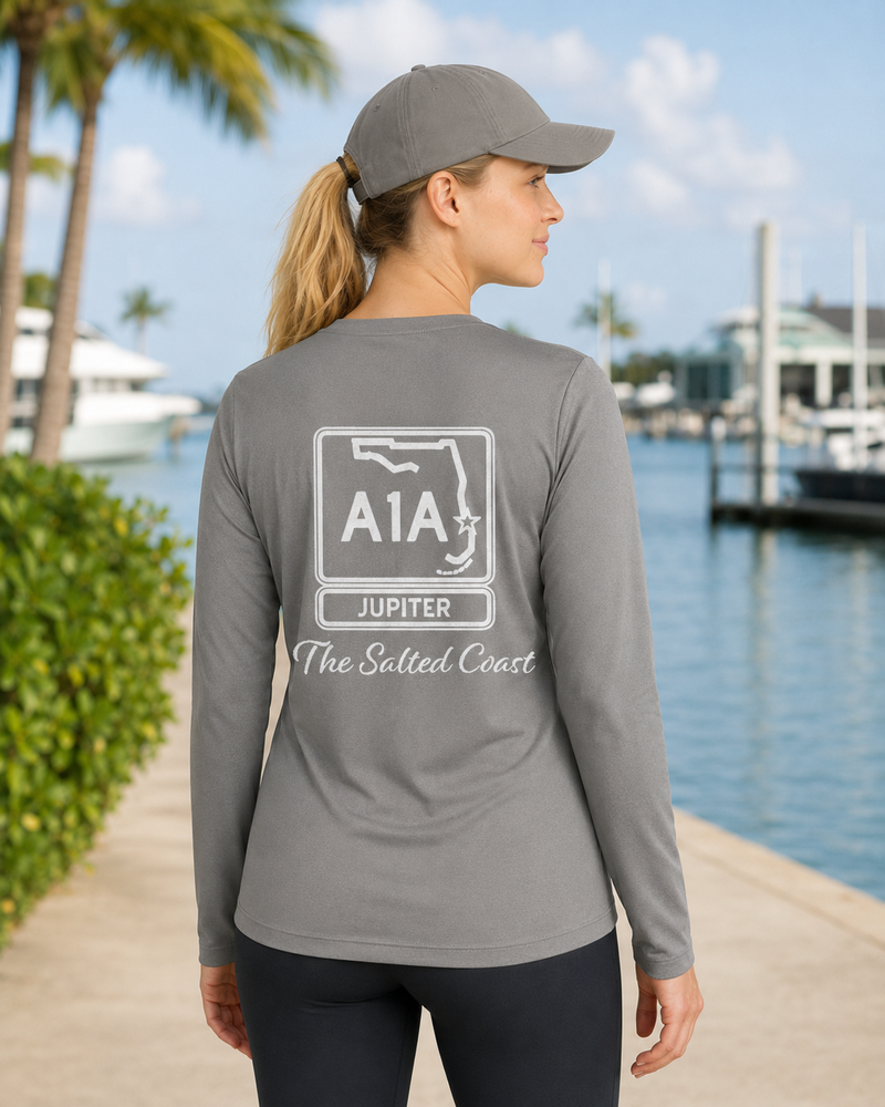 Jupiter women's long sleeve V neck