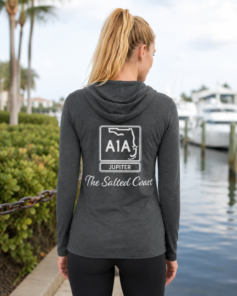 Jupiter Women’s Tri-Blend Long Sleeve Cowl Hoodie