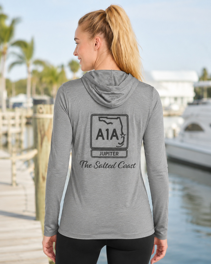Jupiter Women’s Tri-Blend Long Sleeve Cowl Hoodie
