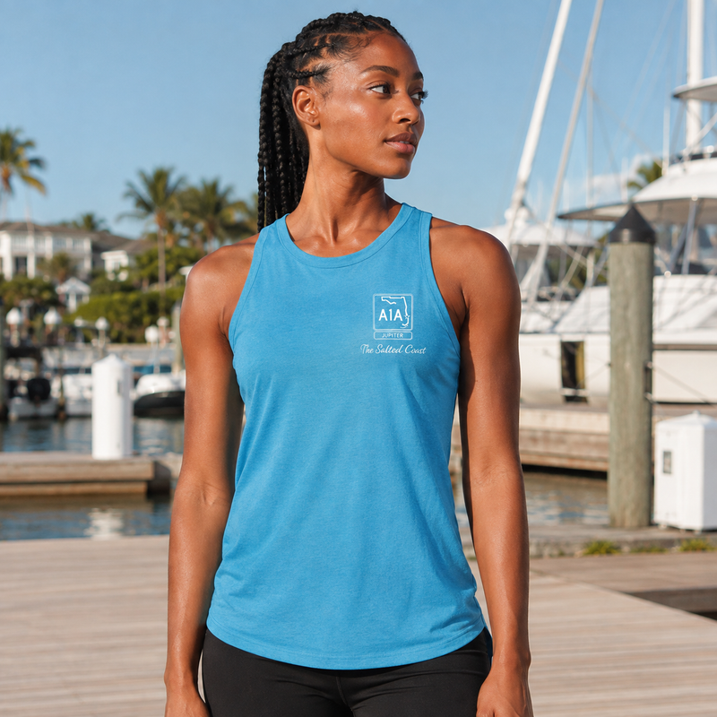 Jupiter Women’s Tri-Blend Racerback Tank Top